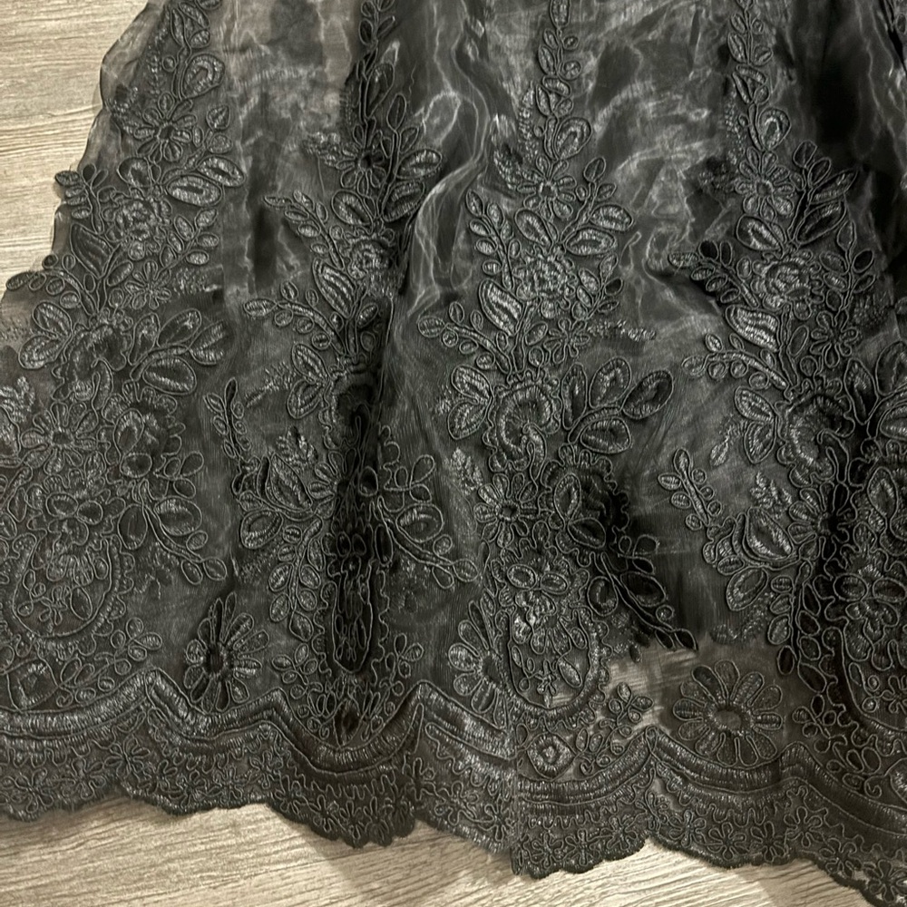 NWT Dolls Kill / Widow Sable Rose Sanctuary Maxi Dress - Picture 4 of 6